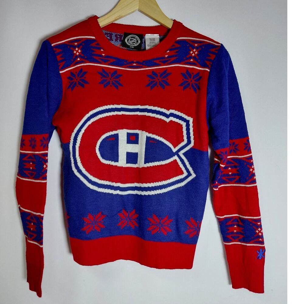 Official Licensed Product NHL Montreal Canadiens Sweater Red Size L-G 14/16